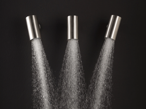 Q316 SPOT - Adjustable 3-spray stainless steel overhead shower - Shower by ZAZZERI