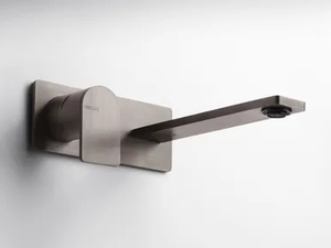 Q316 - Wall-mounted stainless steel washbasin mixer - Tap by ZAZZERI