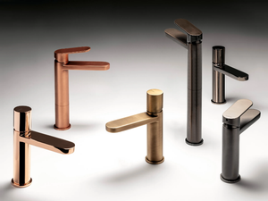 TREND X - Countertop brass washbasin mixer - Tap by ZAZZERI