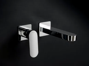 TREND X - Wall-mounted metal washbasin mixer - Tap by ZAZZERI