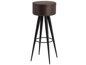 GOLIA - High leather stool - Stool by Zeus