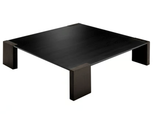 IRONWOOD - Low square plate coffee table - Coffee table by Zeus