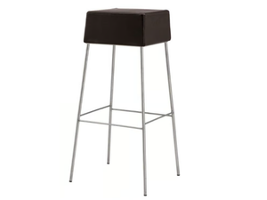 MANHATTAN - High leather stool - Stool by Zeus