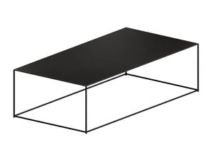SLIM IRONY - Low rectangular plate coffee table - Coffee table by Zeus