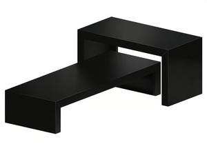 SMALL IRONY - Rectangular plate coffee table - Coffee table by Zeus