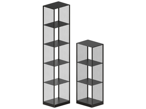 TRISTANO COLUMN - Freestanding epoxy paint steel bookcase - Cabinet by Zeus