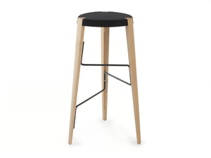 SPUTNIK - High beech stool - Stool by Zilio A&C