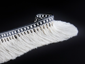 LINEN TASSEL FRINGE - Linen trimmings - Finishes accessories by Zimmer + Rohde