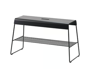 A-BENCH - Powder coated steel bench - Bench by Zone Denmark