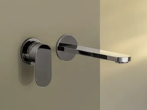 OCTO - 2 hole wall-mounted single handle washbasin mixer - Tap by ZUCCHETTI