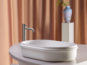 RISE - Countertop oval single Cristalplant® washbasin - Washbasin by ZUCCHETTI
