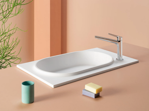 RISE - Oval single Cristalplant® washbasin - Washbasin by ZUCCHETTI