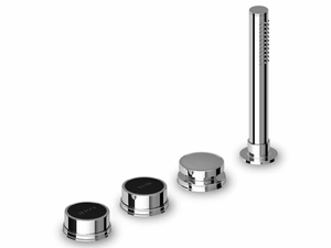 Savoir - 4 hole Recessed deck mounted bathtub tap with hand shower - Tap by ZUCCHETTI