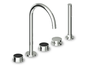 Savoir - Recessed 5 hole bathtub set with hand shower - Tap by ZUCCHETTI
