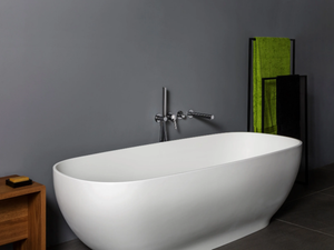 SIDD - Freestanding oval Solid Surface bathtub - Bathtub by ZUCCHETTI