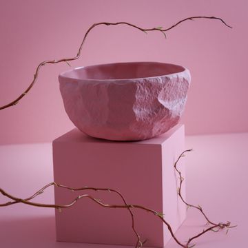 Crockery Pink Large Deep Bowl by 1882 Ltd - view 3