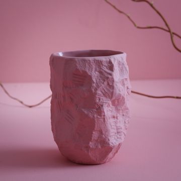 Crockery Pink Tall Vase by 1882 Ltd - view 3