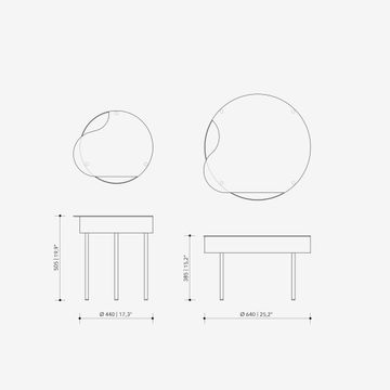 COFFEE TABLE FOAM S by woo furniture - view 4