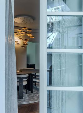 Gold Moon Chandelier by Catellani & Smith - view 5