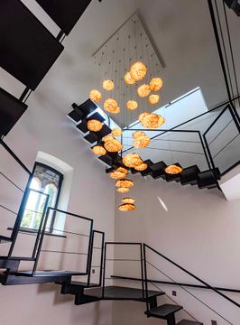 Gold Moon Chandelier by Catellani & Smith - view 9