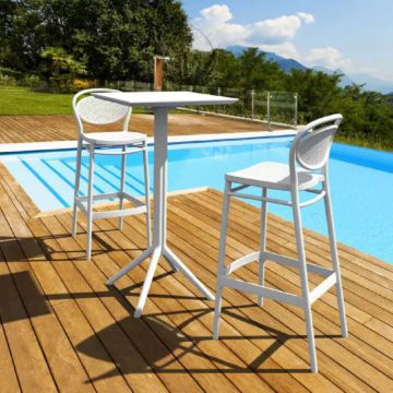 Marcel Barstool White by Contral - view 2