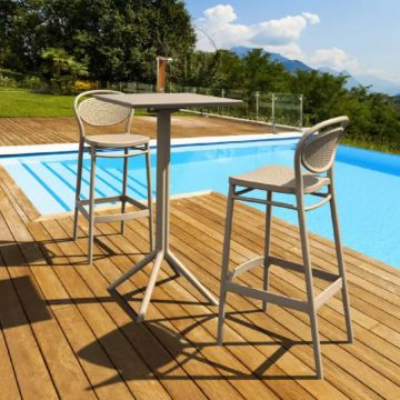 Marcel Barstool Taupe by Contral - view 2