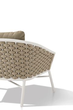 Dub Armchair White/Beige by Contral - view 2