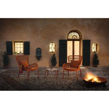 Leaf Armchair Terracotta by Contral - view 2