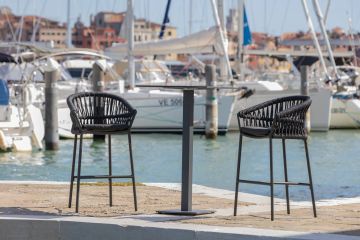 Zurigo Table base Anthracite by Contral - view 3