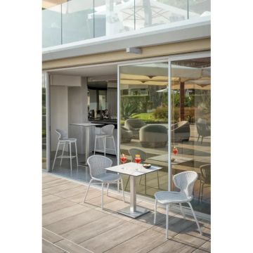 Orly Barstool White by Contral - view 3