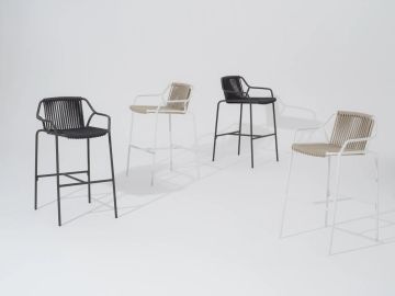 Easy Barstool Anthracite by Contral - view 3