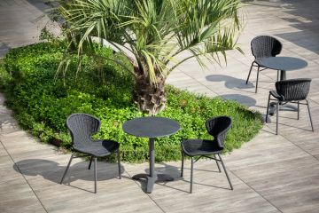 Orly Chair Anthracite by Contral - view 2