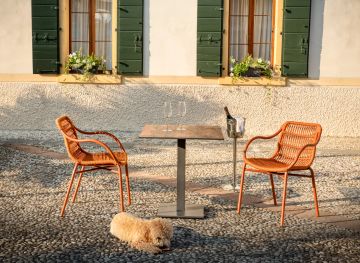Leaf Armchair Terracotta by Contral - view 2