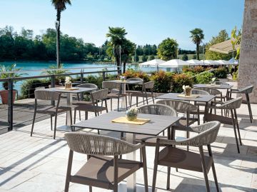 Praga Armchair Taupe by Contral - view 2