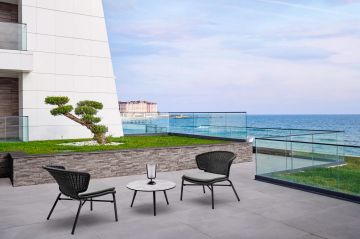 Orly Armchair Anthracite by Contral - view 2