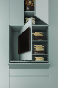 TV wardrobe for the bedroom by Caccaro - view 4