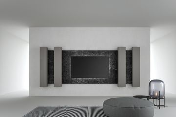 TV with Boiserie in Kera Nero Marquinia by Caccaro - view 2