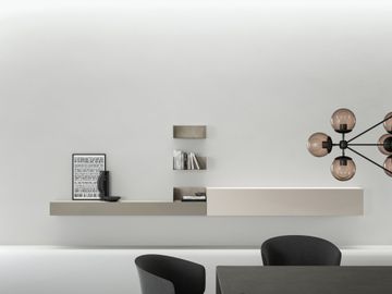Suspended modules with Open units by Caccaro - view 2