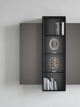 Wall unit with showcase by Caccaro - view 4
