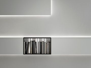 Suspended storage units with Bookcases by Caccaro - view 4