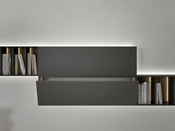Custom-made sideboard with Bookcase by Caccaro - view 4