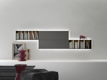 Custom-made sideboard with Bookcase by Caccaro - view 2