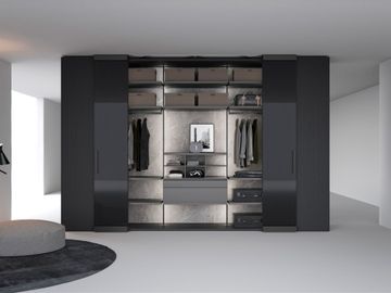 Total opening 50 in fumé glass by Caccaro - view 3