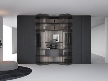 Total opening 50 in fumé glass by Caccaro - view 2