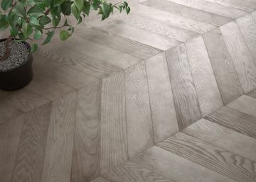 Sandblasted Turtledove Oak – Chevron 60° by Cadorin Group - view 2