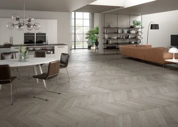 Sandblasted Turtledove Oak – Chevron 60° by Cadorin Group - view 3