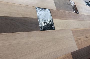 Mixed material wall coverings – Wood and cotto by Cadorin Group - view 4