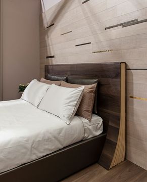 Mixed material wall coverings – Wood and metals by Cadorin Group - view 4