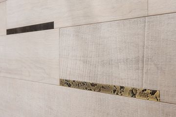 Mixed material wall coverings – Wood and metals by Cadorin Group - view 2