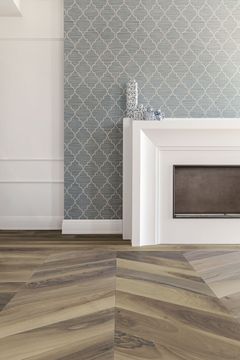 Rough effect European Walnut – Chevron 60° by Cadorin Group - view 5